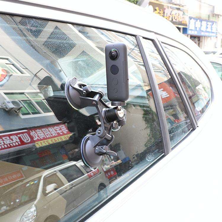 For Insta360 One X / One R Triangle Suction Cup Mount Holder with Ball-Head Tripod Adapter(3-Legs...