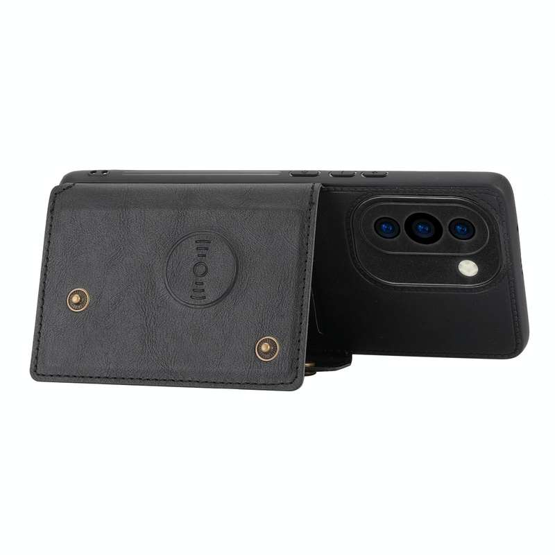 For Huawei nova 10 Double Buckle Magnetic Phone Case(Black)