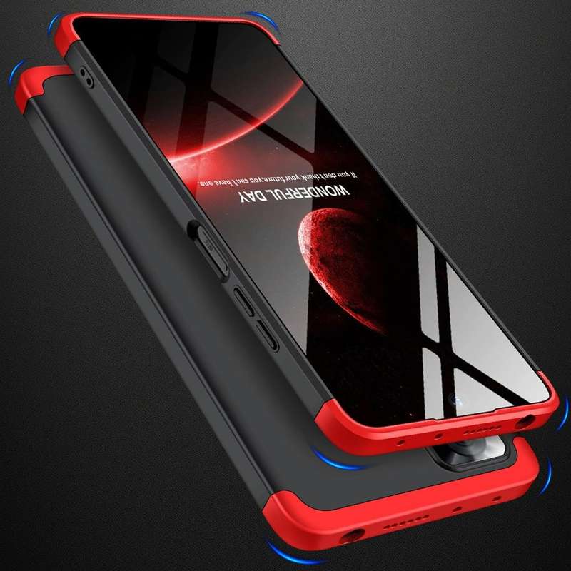 For Xiaomi Redmi Note 11 Pro 4G / 5G Global GKK Three Stage Splicing Full Coverage PC Case(Black ...