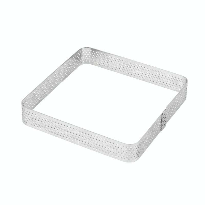 BN1006 Stainless Steel Mousse Circle Thickened Perforated Cake Mold DIY Baking Tools, Specificati...
