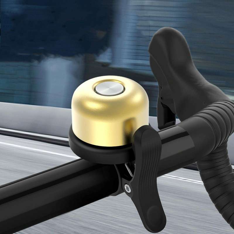 For AirTag Bicycle Hidden Locator Anti-theft Ring Bell Generation 2 Black