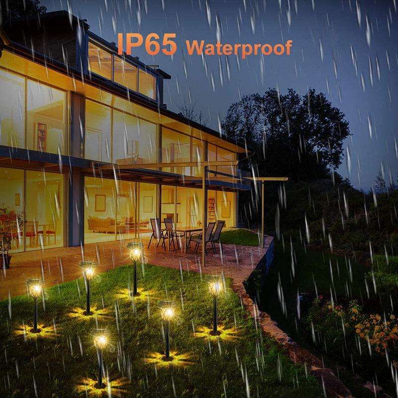 Outdoor Courtyard Rainproof Solar LED Lawn Light(Warm Light)