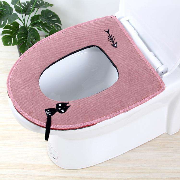 Washable Bathroom Toilet Seat Cover Warmer Soft Cushion Pad Closestool Lid Mat Household Products...