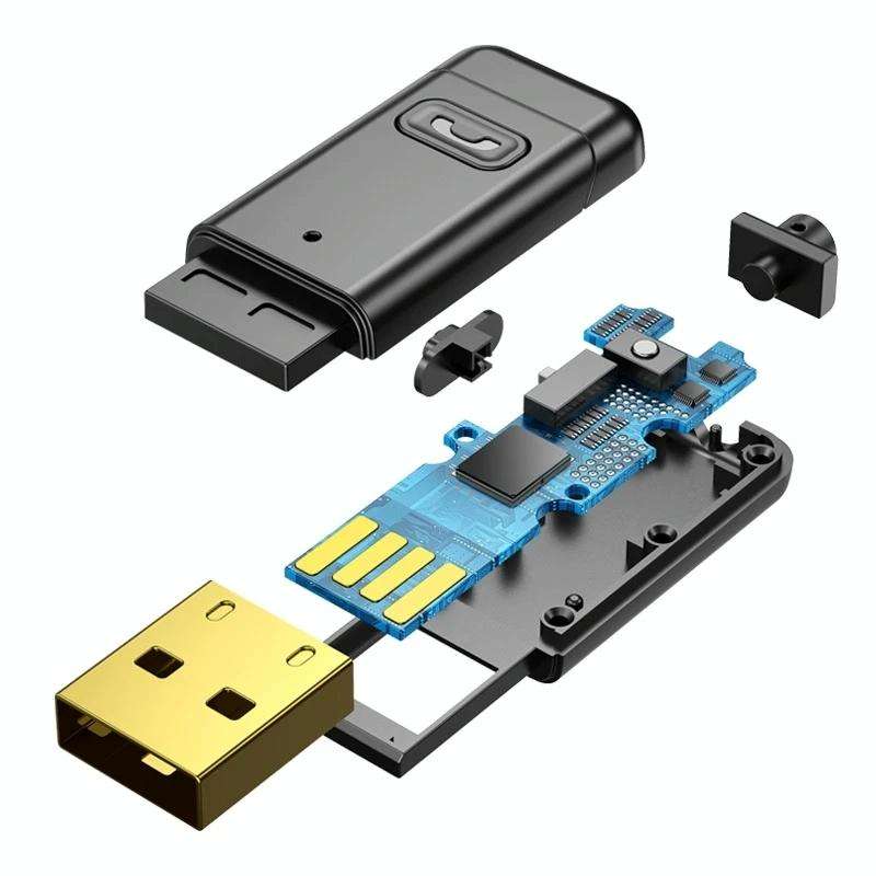 C11 Car Bluetooth Receiver USB to 3.5mm Jack Audio Music Handsfree Adapter for Car Speaker