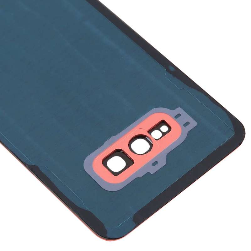 For Galaxy S10e Battery Back Cover with Camera Lens (Pink)
