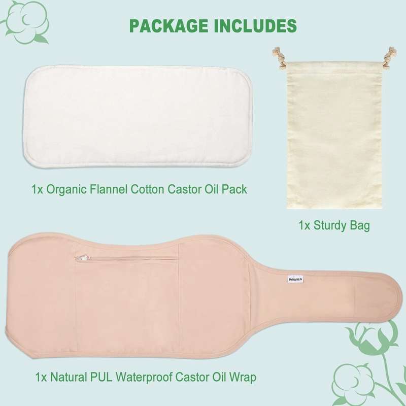 Waist Support Leak-proof Care Aid Package Sleep Conditioning Aids(Khaki)