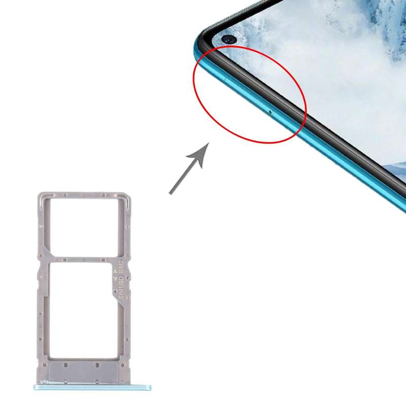SIM Card Tray + SIM Card Tray / Micro SD Card Tray for Huawei Maimang 9 (Green)