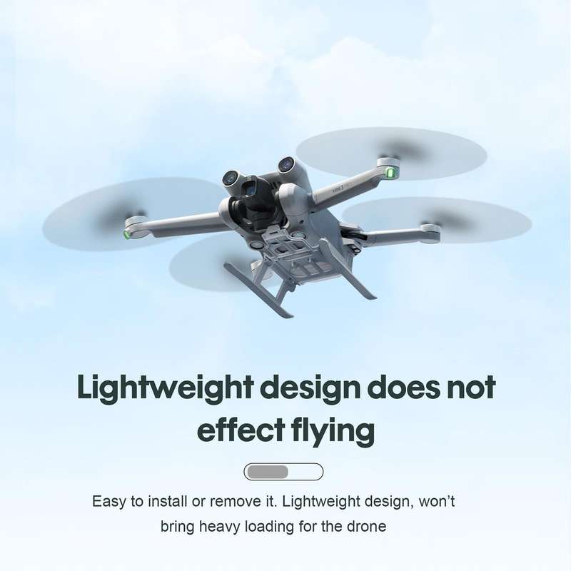 STARTRC Folding Anti-fall Anti-dirt Heightened Landing Gear Training Rack for DJI Mini 3 Pro (Grey)