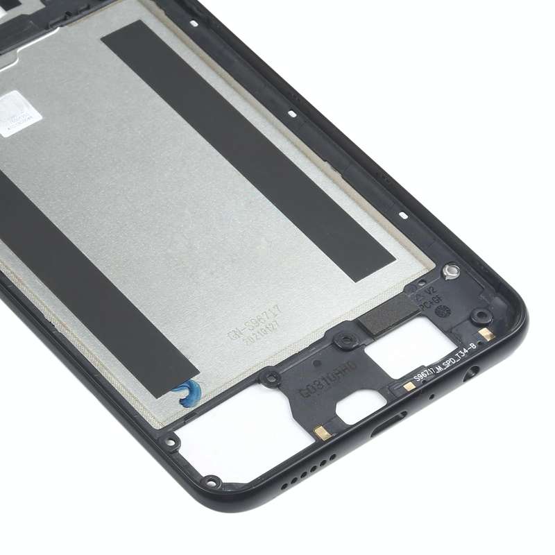 For Samsung Galaxy A21 SM-A215  Middle Frame Bezel Plate (Black)