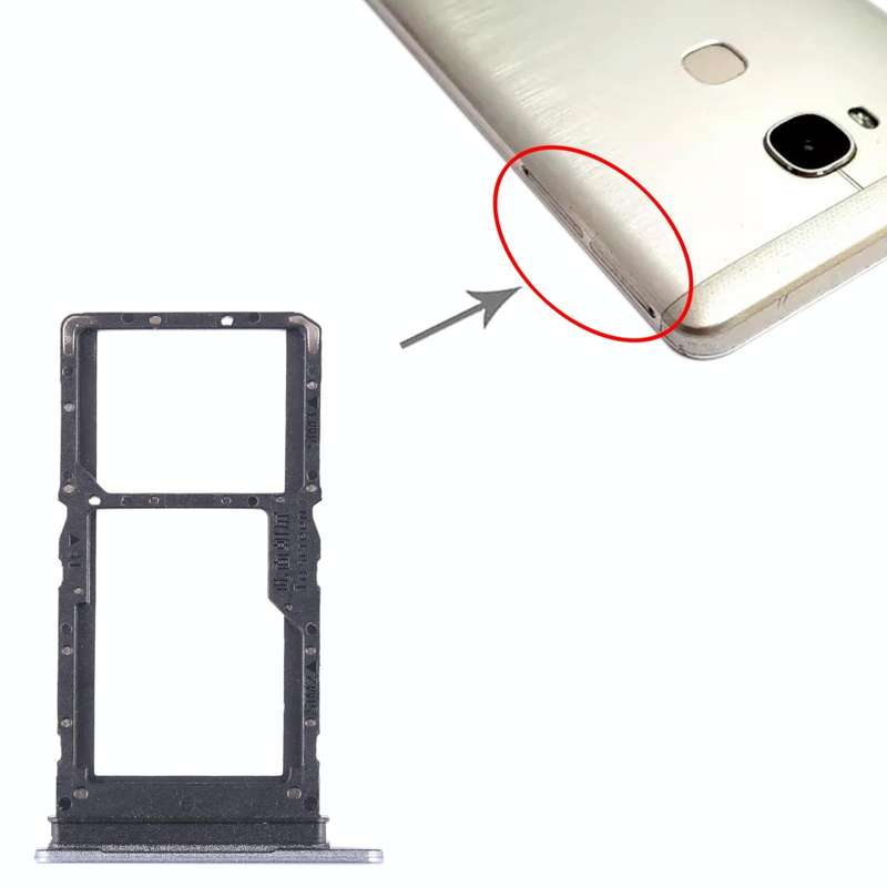 For Honor X5 SIM + SIM / Micro SD Card Tray (Purple)