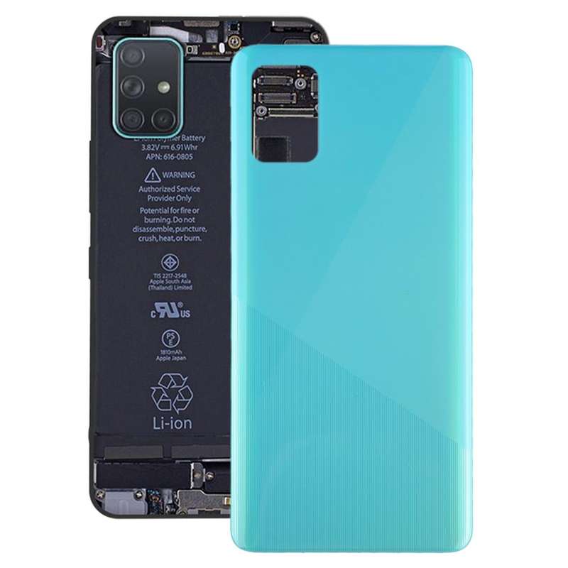 For Galaxy A51 Original Battery Back Cover (Blue)