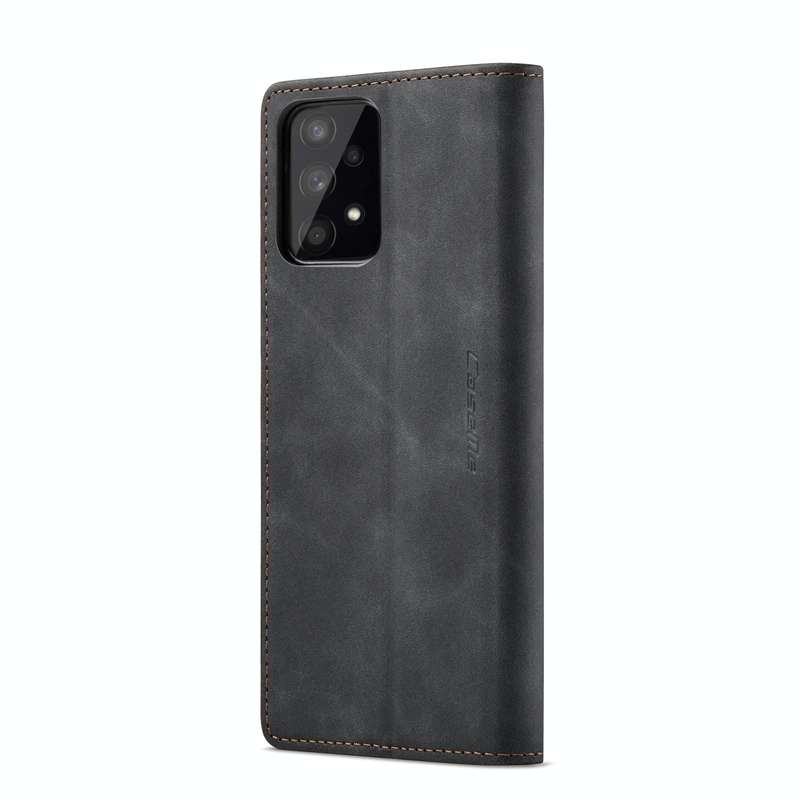 For Samsung Galaxy A33 5G CaseMe 013 Multifunctional Horizontal Flip Leather Phone Case(Black)