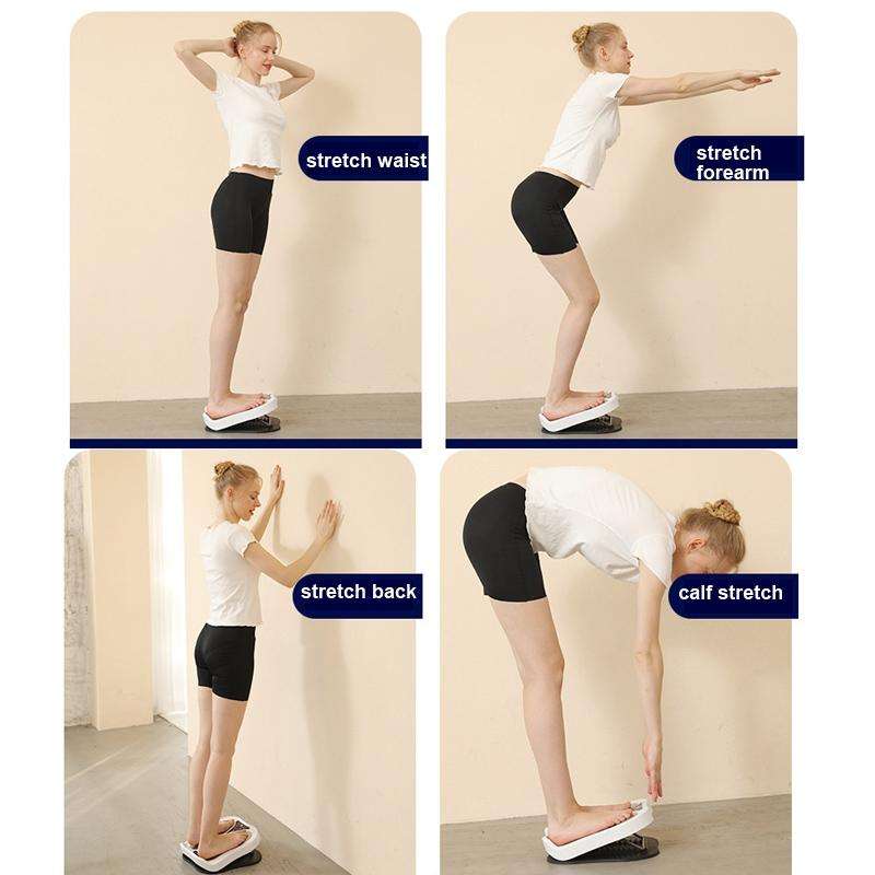 KL-808 EMS Foot Massager Massage Foot Mat Fitness Tilt Pedal,EU Plug With Remote Control
