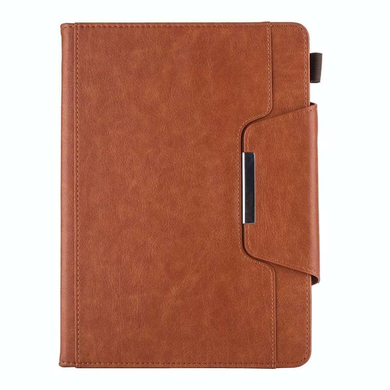For iPad 10.2 2021 / 2020 / 2019 Business Style Horizontal Flip Leather Case with Holder & Card S...