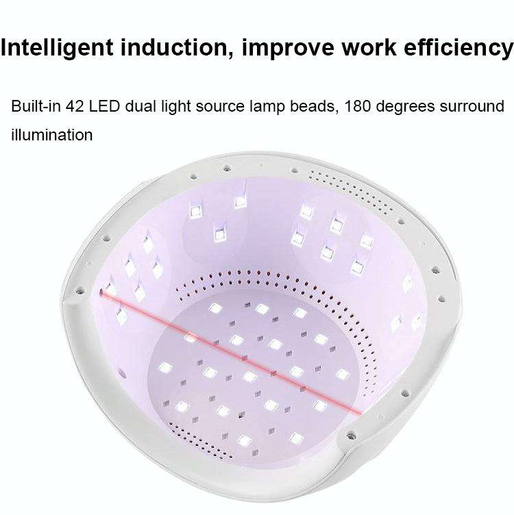 M5Plus 168W 42UV/LED Intelligent Induction Nail Lamp with Phone Holder Function(EU Plug)