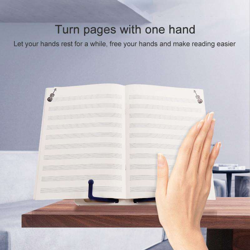 Portable Foldable Desktop Music Stand(White)
