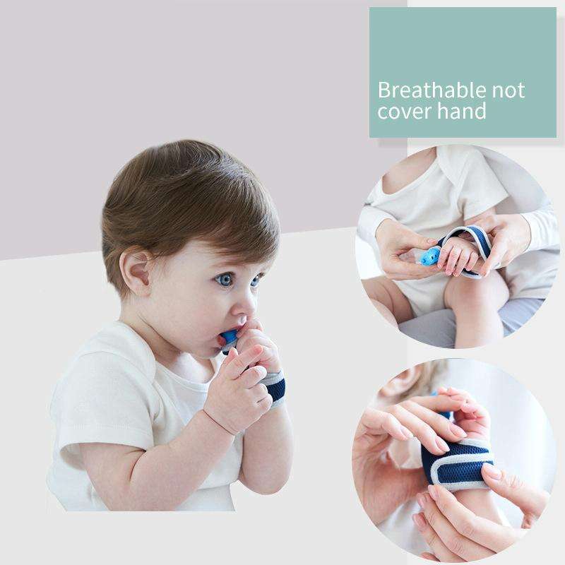 ZT001 Baby Silicone Molar Finger Cots Children Anti-Bite Hand Breathable Thumb Cots Teether Mater...