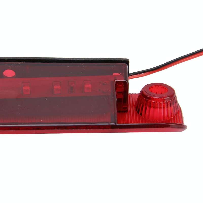 Car Auto Third Brake Light with 18 LED Lamps, DC 12V Cable Length: 80cm(Red Light)