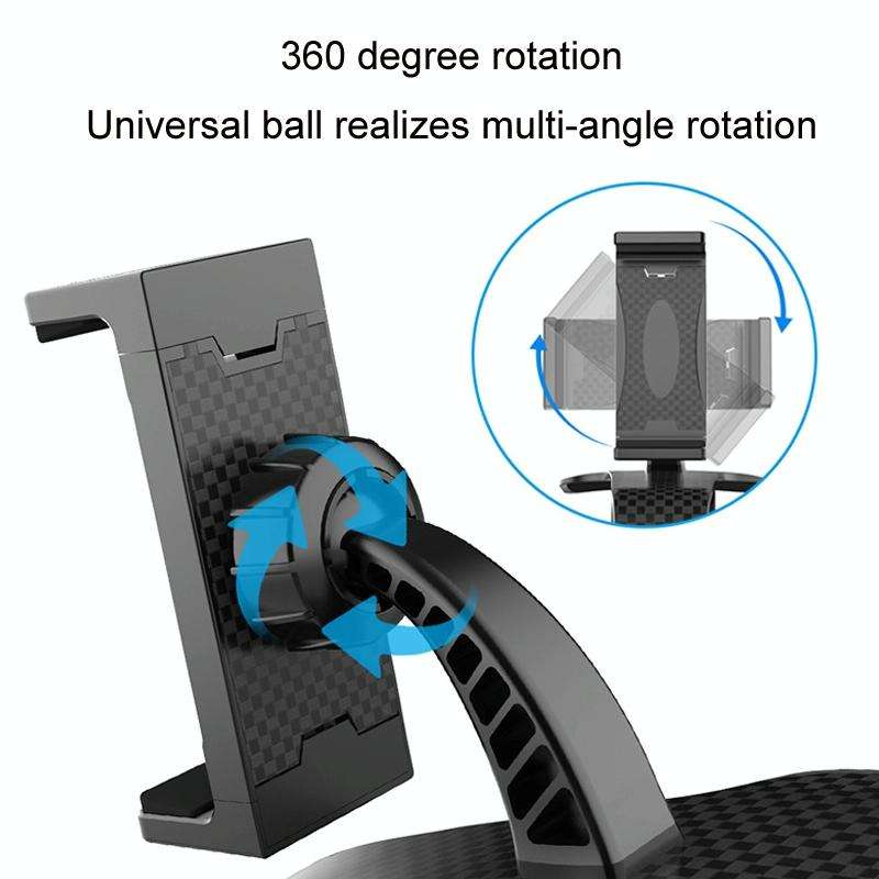 Car Dashboard Navigation Snap-on Mobile Phone Holder(Black)