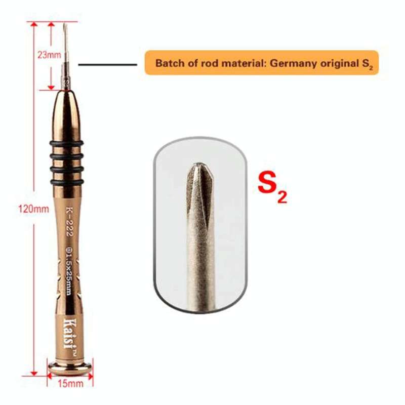 Kaisi K-222 Precision Screwdrivers Professional Repair Opening Tool for Mobile Phone Tablet PC (T...