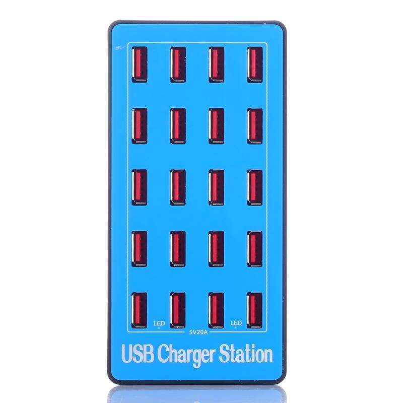 100W 20 In 1 Multi-function Smart USB Charging Station