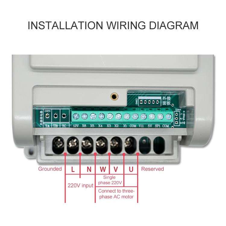 AT1-0750X 0.75KW 220V Single-phase Input Three-phase Output Inverter