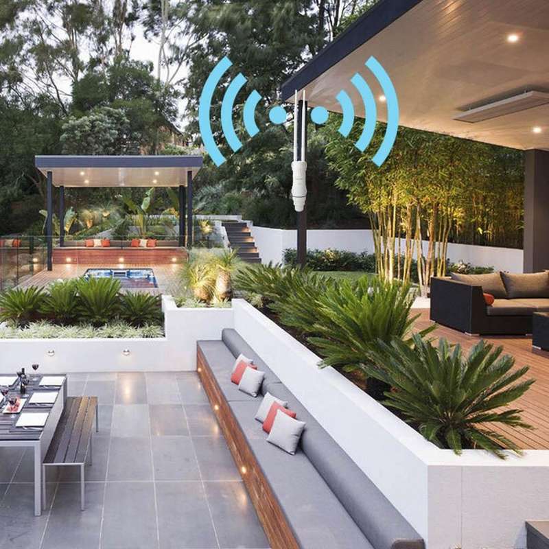WAVLINK AC600 AP 2.4G/5G Dual Frequency Outdoor High Power Repeater, Pulg Type:UK Plug