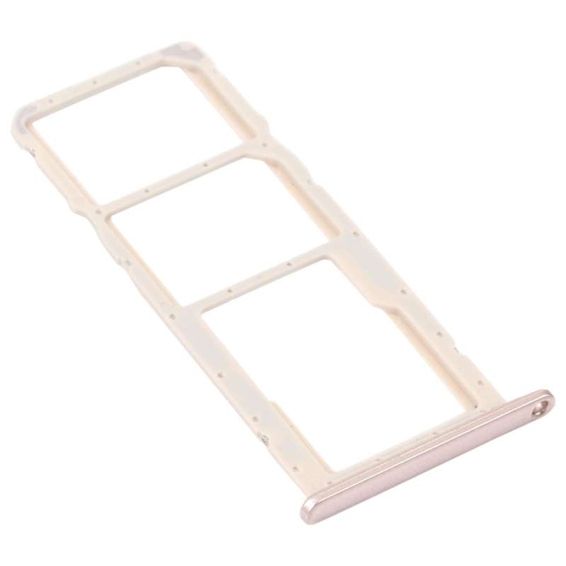 SIM Card Tray + SIM Card Tray + Micro SD Card Tray for Honor 8A 2020 (Gold)