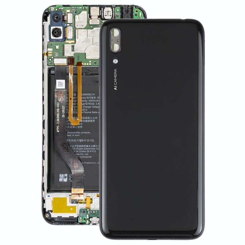 Battery Back Cover for Huawei Y7 (2019)(Black)