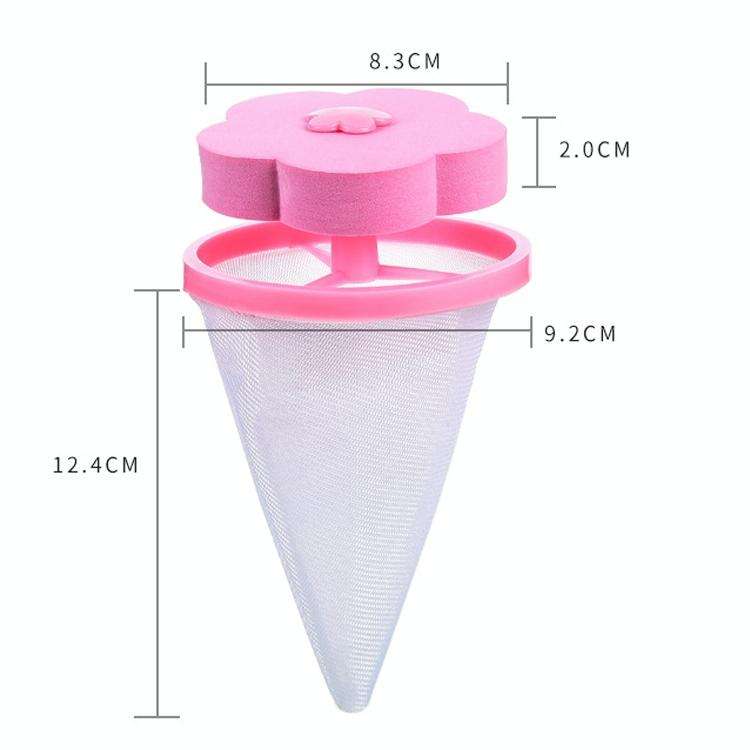 10 PCS C2096 Washing Machine Floating Material Filter Bag(Blue)