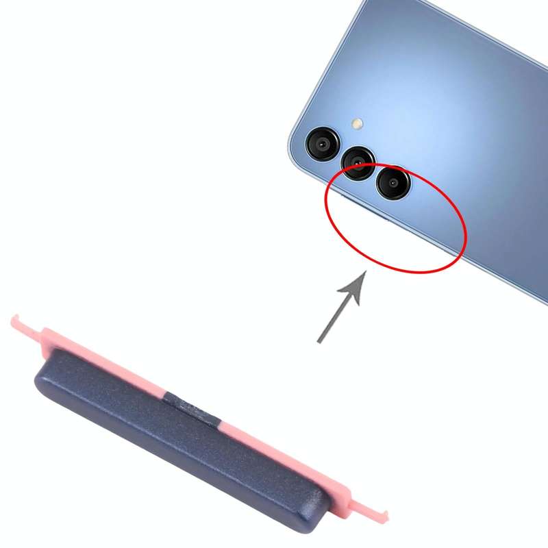 For Samsung Galaxy A15 5G SM-A156B 10pcs Original Power Button and Volume Control Button (Black)