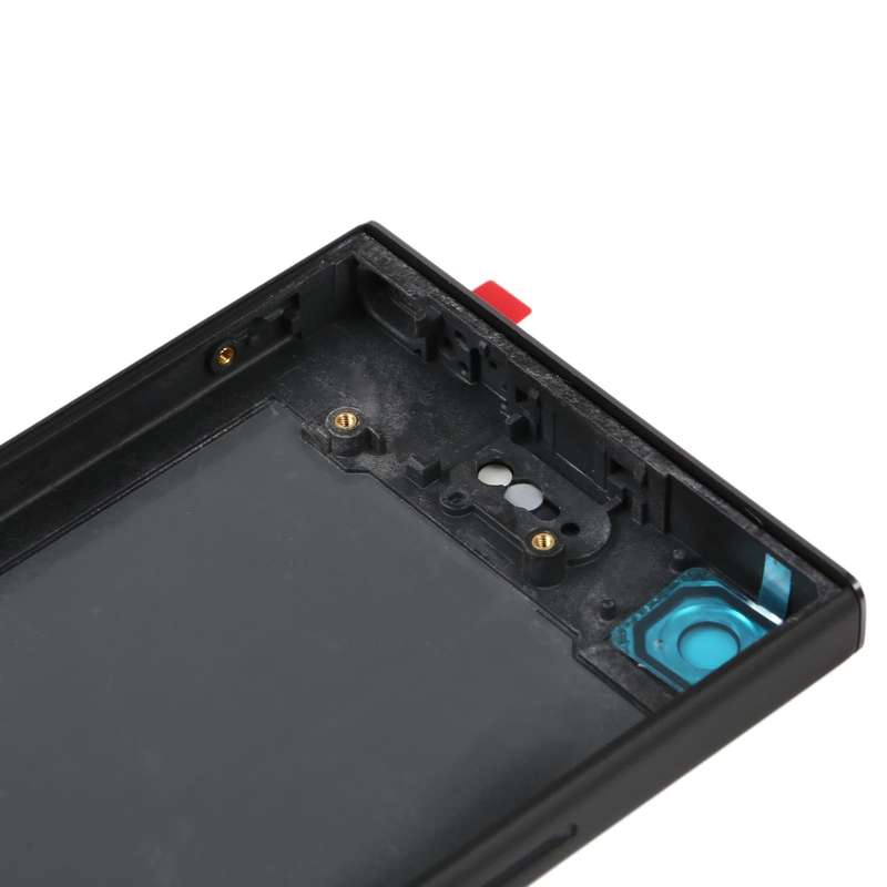 Original Battery Back Cover with Camera Lens Cover for Sony Xperia XZ1 Compact(Black)
