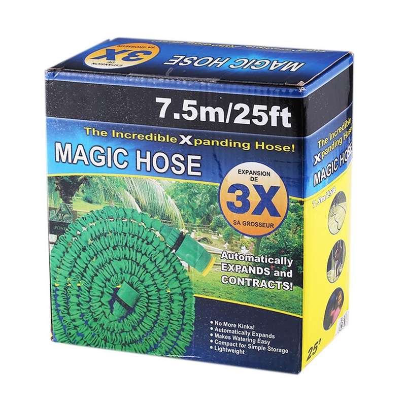 Durable Flexible Dual-layer Water Pipe Water Hose, Length: 2.5m -7.5m (US Standard)(Blue)