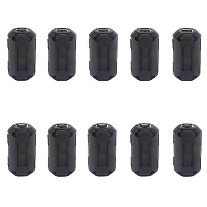 10 PCS / Pack 9mm Anti-interference Degaussing Ring Ferrite Ring Cable Clip Core Noise Suppressor...