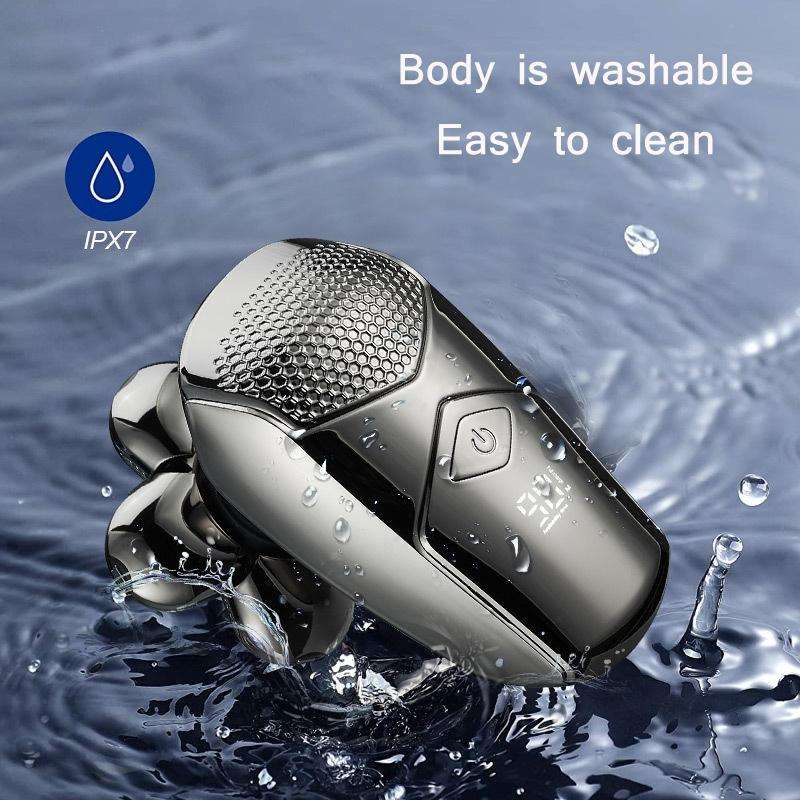 5 in 1 Multifunctional IPX7 Waterproof Six-blade USB Electric Shaver, Specification: