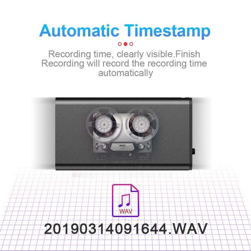 Q1 Intelligent HD Noise Reduction Voice Control Recorder, Capacity:32GB(Black)