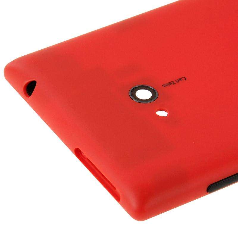 Frosted Surface Plastic Back Housing Cover for Nokia Lumia 720(Red)