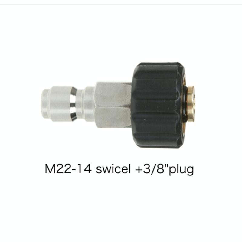Pressure Washer Accessories Quick Connect Car Wash Water Hose Quick Connection, Typle:15-3/8 Male...