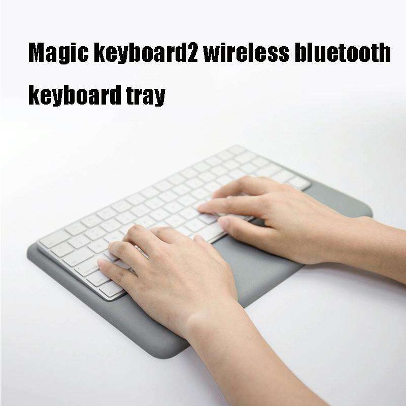 Wireless Keyboard Support Memory Foam Silicone Wrist Pad Base for Apple Magic Keyboard 2, Size:L(...