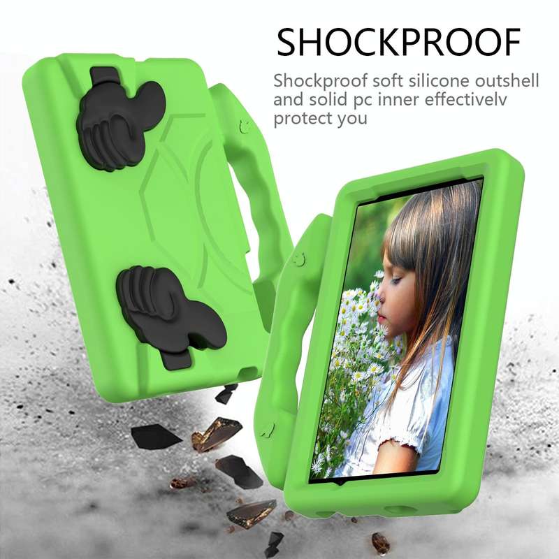 For Galaxy Tab A 7.0 T280/T285 EVA Material Children Flat Anti Falling Cover Protective Shell Wit...