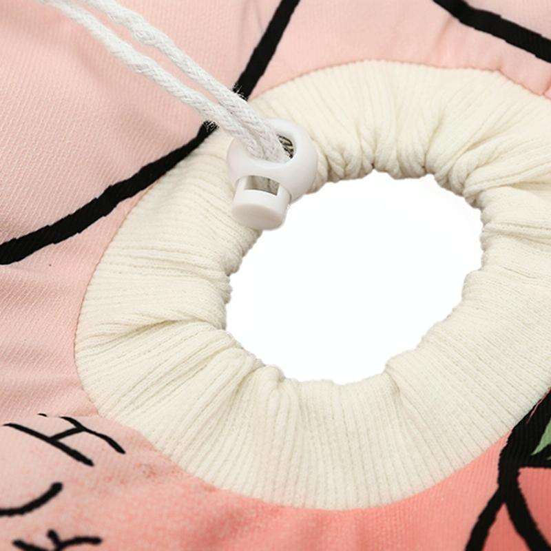 Cat Elizabeth Collar Kitten Anti-licking Collar Head Cover, Size: S(Peach)
