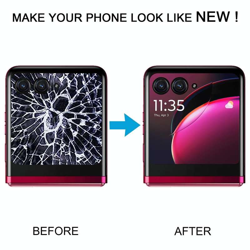 For Motorola Razr 40 Ultra Original LCD Secondary Screen with Digitizer Full Assembly
