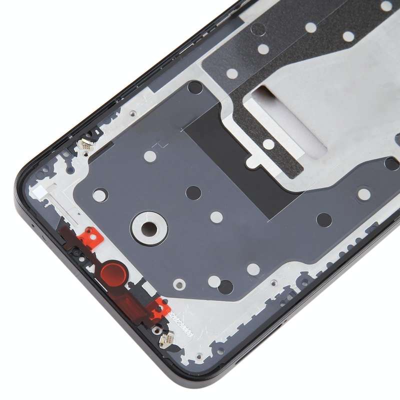 For Honor X8a Front Housing LCD Frame Bezel Plate(Black)