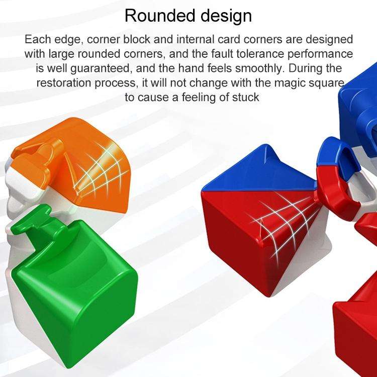 Moyu Meilong Magnetic Speed Magic Cube Two Layers Cube Puzzle Toys