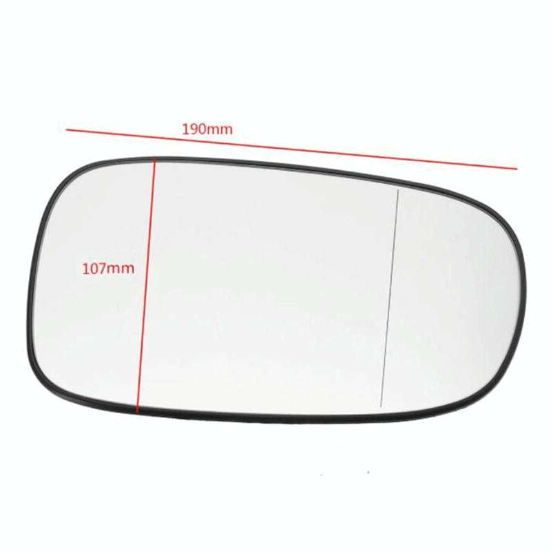 Car Left Side Wide-angle Rearview Mirror 30495 for Saab 93 2003-2010, Right Drive