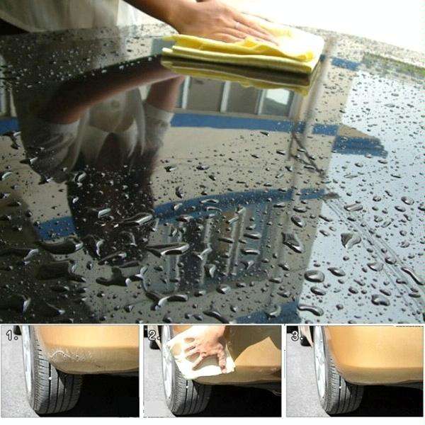 KANEED Super Absorption Clean Cham PVA Synthetic Chamois Car Wash Towel, Size: 43cm x 32cm x 0.2c...