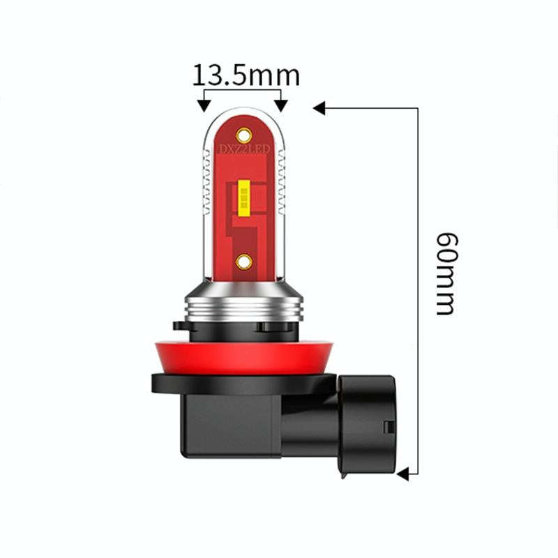 2 PCS H8 / H11 DC9-24V 7W 1200LM IP65 Car LED Fog Light (White Light)