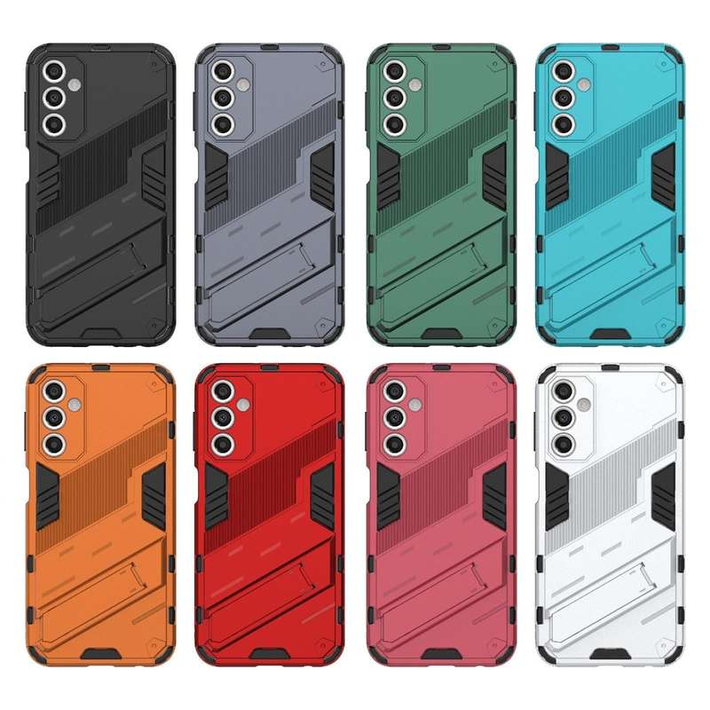 For Samsung Galaxy A24 5G / A24 4G Punk Armor 2 in 1 PC + TPU Shockproof Phone Case with Invisibl...
