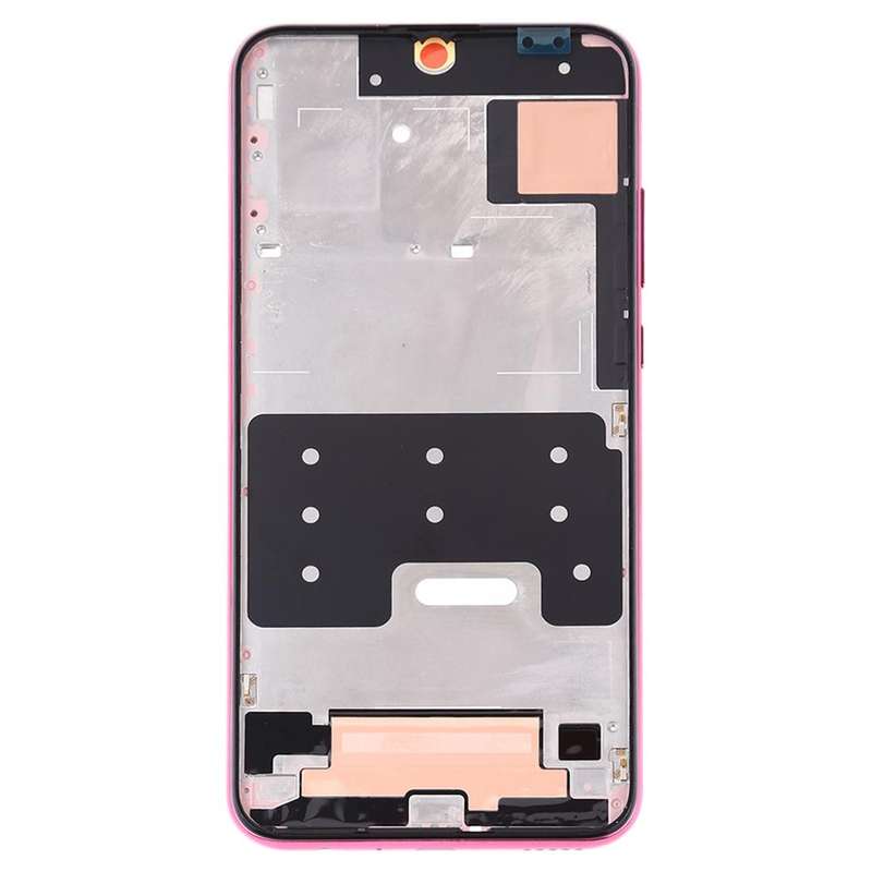 Middle Frame Bezel Plate with Side Keys for Huawei Honor 20i(Red)