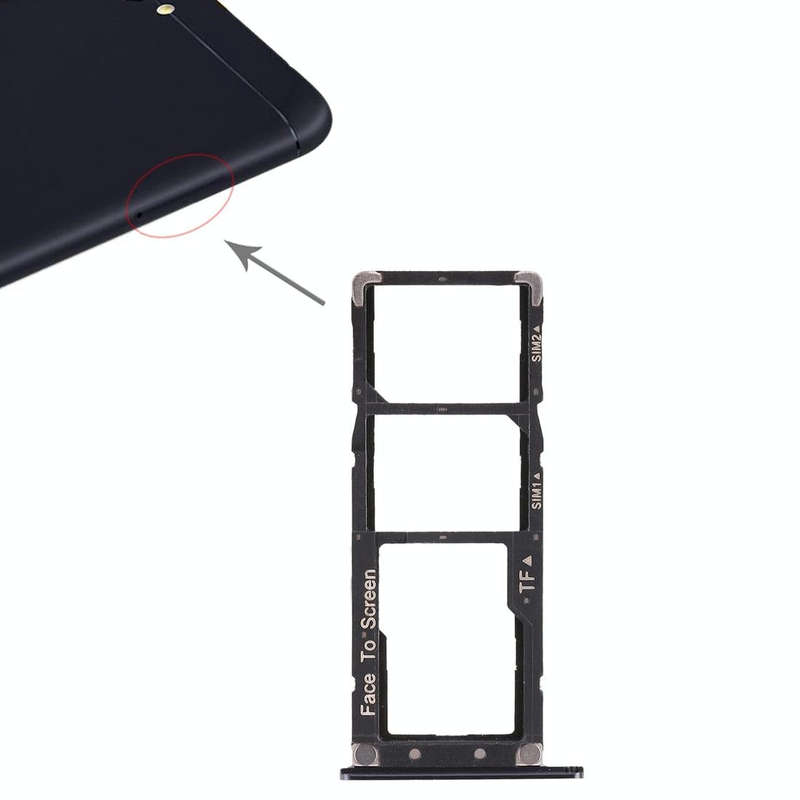2 SIM Card Tray + Micro SD Card Tray for Asus Zenfone 4 Max ZC554KL(Blue)